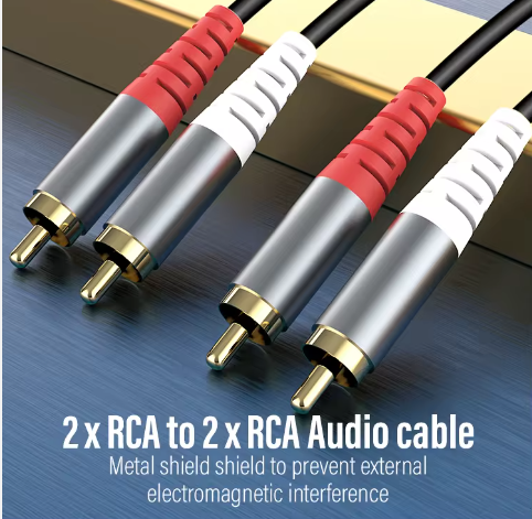 2X RCA TO 2X RCA AUDIO CABLE