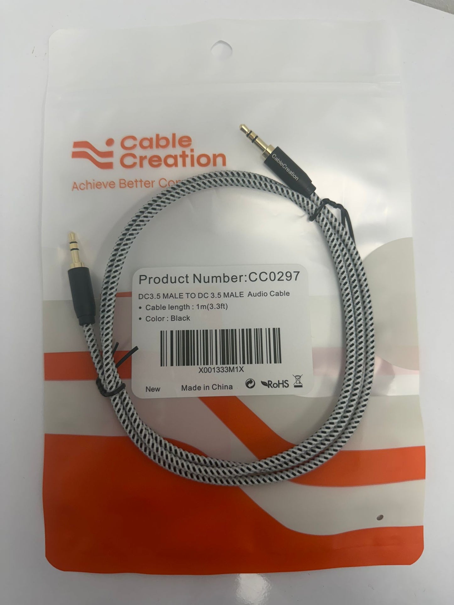 DC3.5 MALE TO DC 3.5 MALE AUDIO CABLE